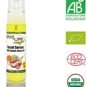 Sérum visage à l'huile d'argan bio et huile de figue de Barbarie 50 ml